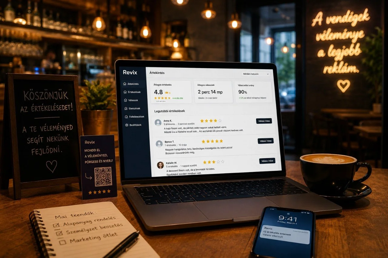 ReviewTactic dashboard: Profi Google Review kezelés